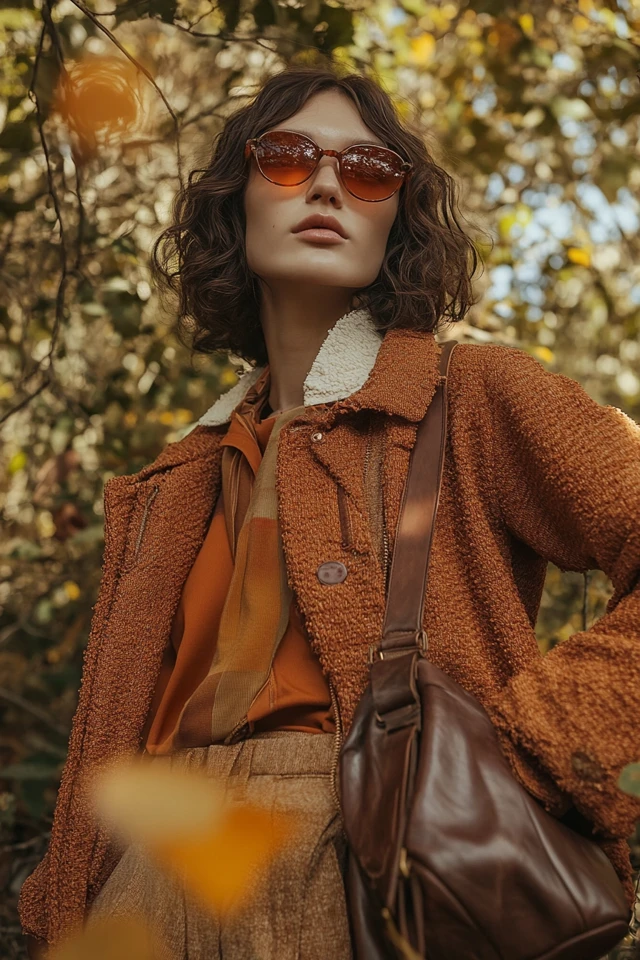 Modernizing Warm Orange and Deep Brown - photo 7