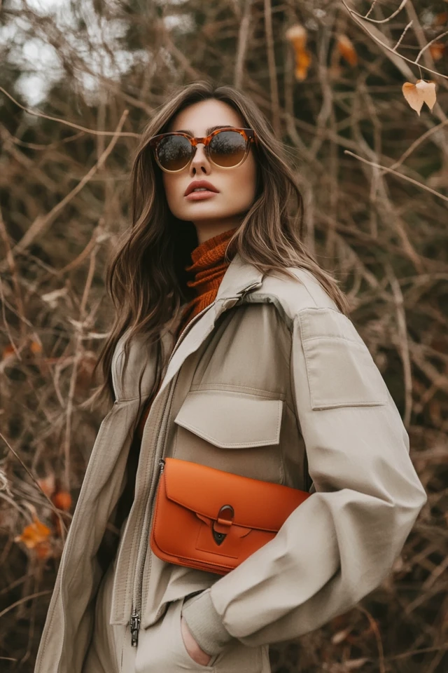 Warm Sand and Burnt Orange in Transitional Jackets - photo 7