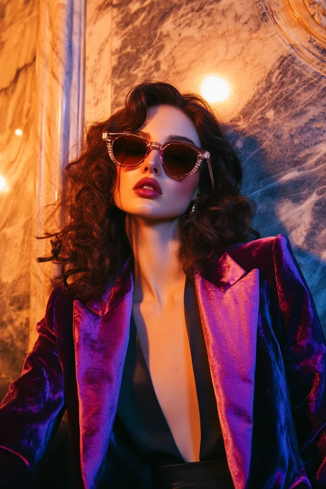 Pairing Satin and Velvet Blazers for Evening Looks - photo 7