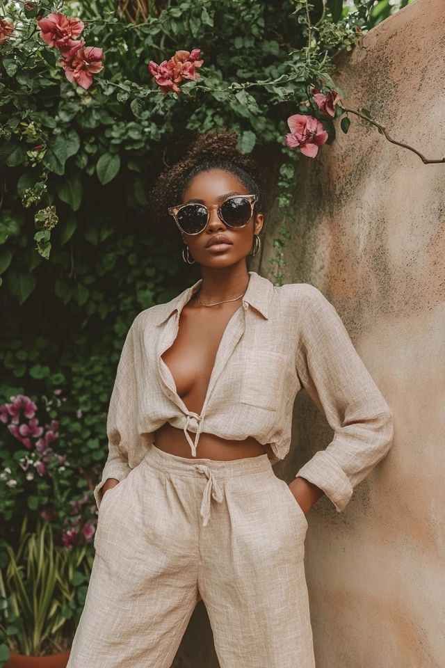 Linen Shirts in Neutral Shades for Spring Versatility - photo 7