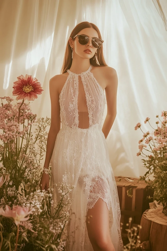 Sheer Overlay Dresses for Summer Weddings - photo 7
