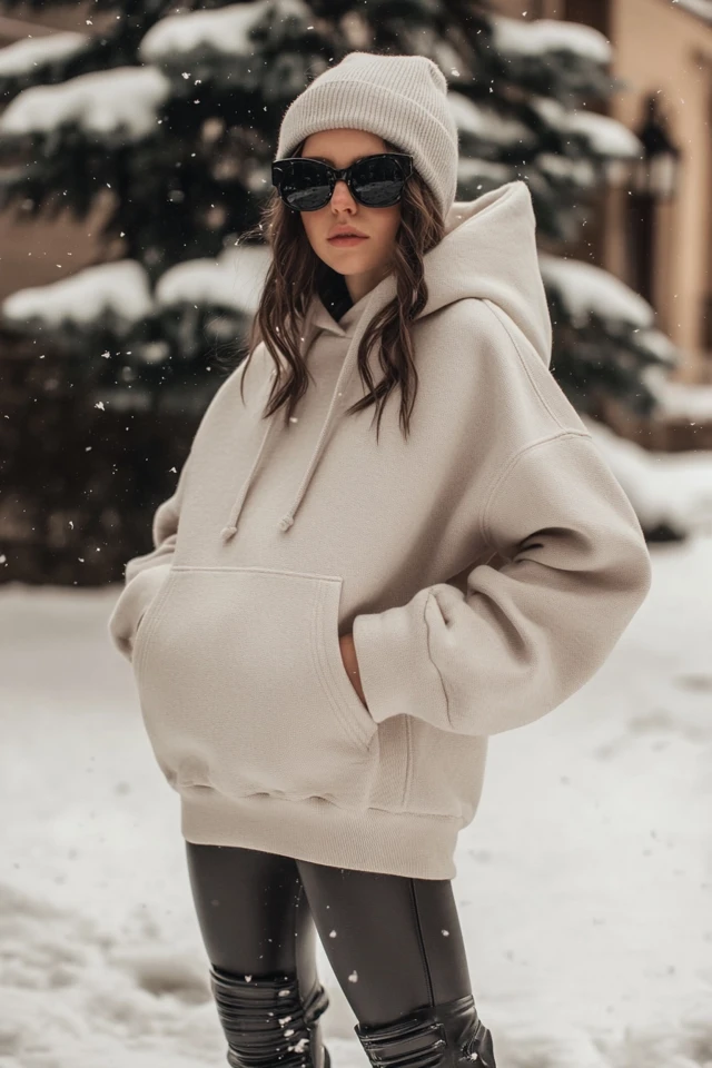 Oversized Hoodies with Boots for Winter Coziness - photo 7