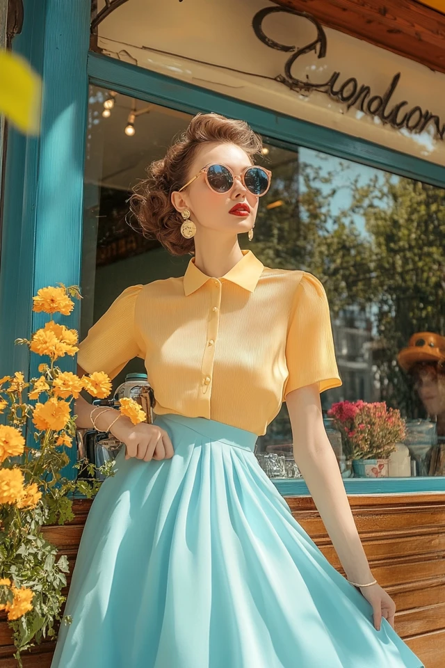 Circle Skirts for Swingy, Retro Style - photo 7