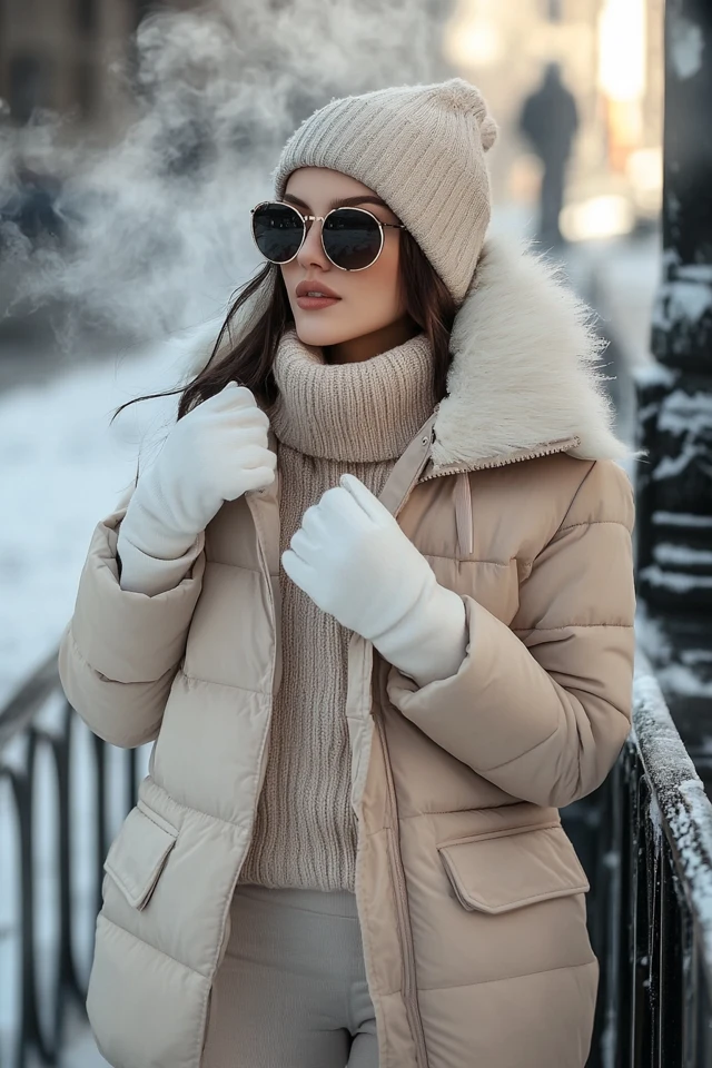 Soft Puffer Gloves for Icy Morning Commutes - photo 7