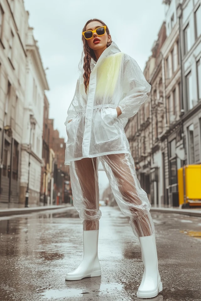 Transparent Raincoats for Stylish Showers - photo 7