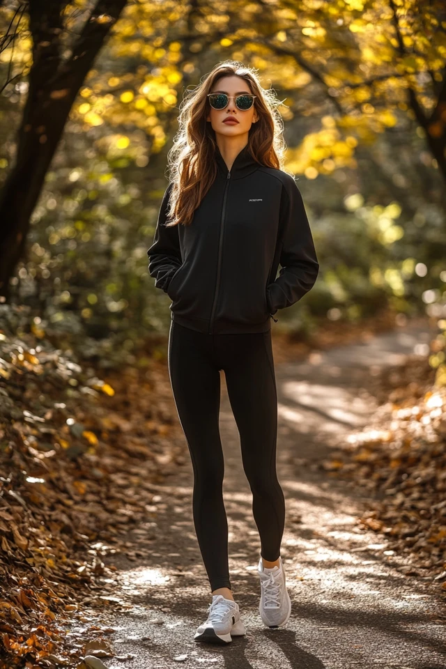 Sleek Leggings for Active Fall Mornings - photo 7