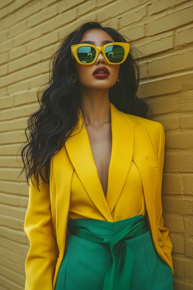 Pairing Lemon Yellow and Forest Green for Bold Outfits - photo 7