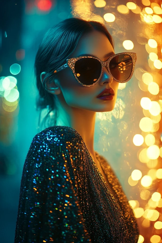 Sparkly Wrap Dresses for Holiday Photoshoots - photo 7