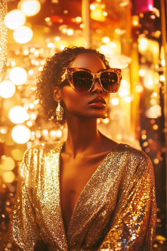 Metallic Wrap Dresses for New Year Countdown Parties - photo 7