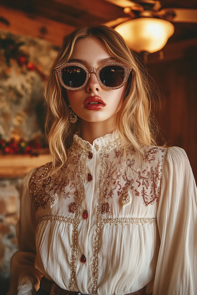 Embellished Blouses for Thanksgiving Celebrations - photo 7