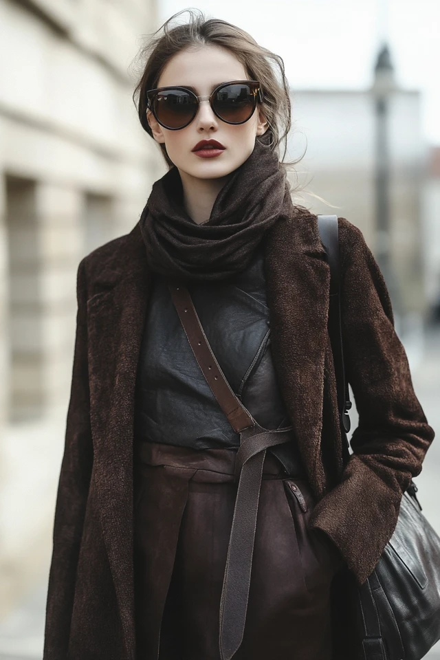 Leather and Suede Blends for Sophisticated Outerwear - photo 7