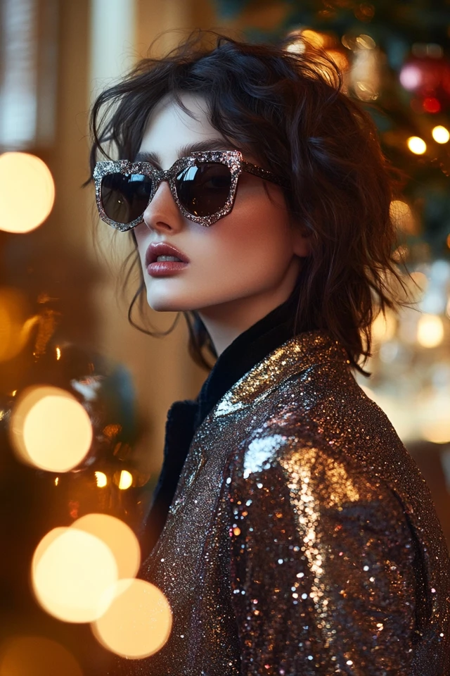Mixing Metallics and Velvet for Festive Holiday Jackets - photo 7