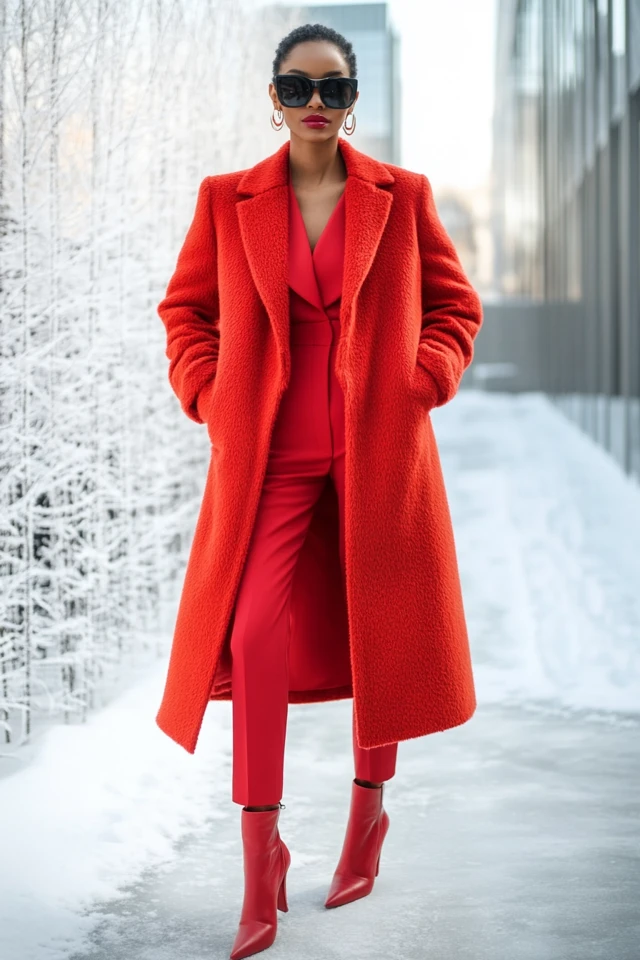 Long Wool Coats in Bright Colors for Winter Trends - photo 7