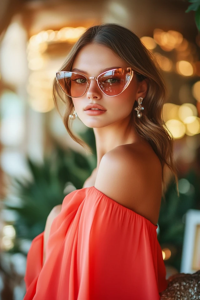 Bright Coral Dresses for Summer Evening Wear - photo 7