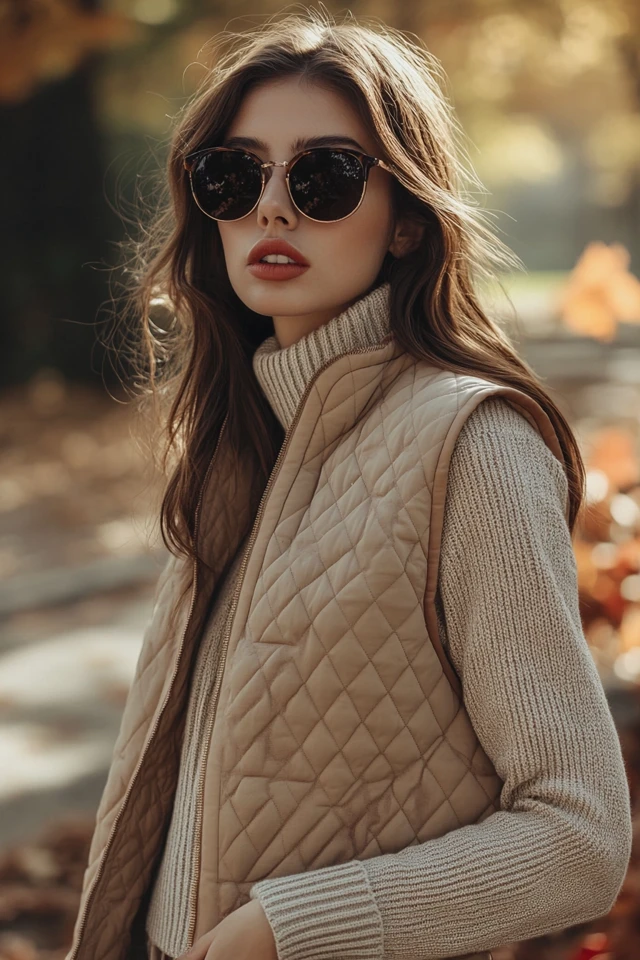 Quilted Vests for Warm and Stylish Fall Layers - photo 7
