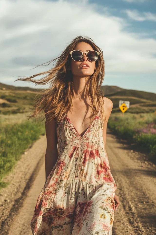 Bohemian Maxi Dresses for Spring Road Trips - photo 6