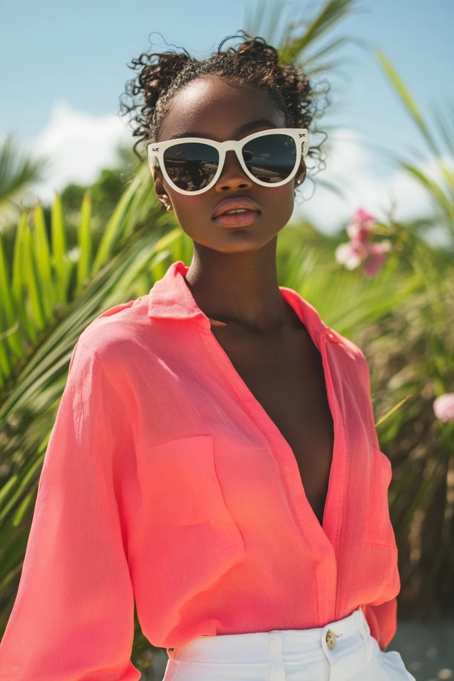 Bright Coral Tops for Sunny Summer Days - photo 7