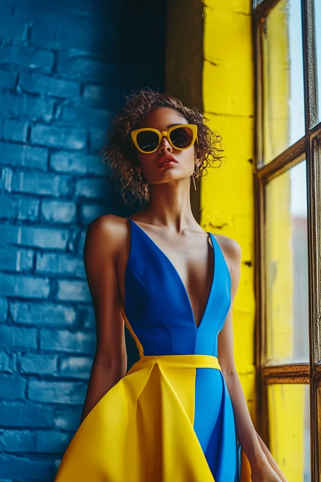 Mixing Cobalt Blue and Lemon Yellow for Bold Dresses: A Vibrant Guide to Standout Style - photo 7