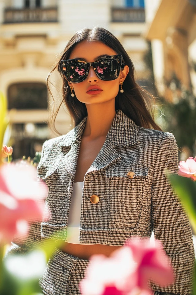 Cropped Tweed Jackets for Spring Elegance - photo 7