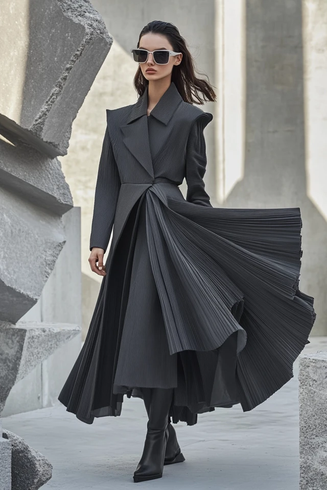 Sculptural Coat Dresses for Unique Outerwear - photo 7