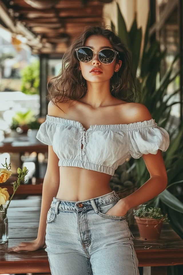 Casual Brunch Date Outfits with Light Denim - photo 5