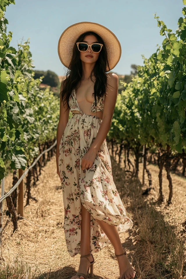 Effortless Vineyard Date Looks with Breezy Sundresses - photo 7