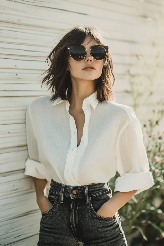 High-Waisted Straight-Leg Jeans for Timeless Style - photo 7