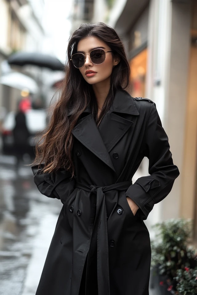 Water-Resistant Trench Coats for Drizzly Walks - photo 7