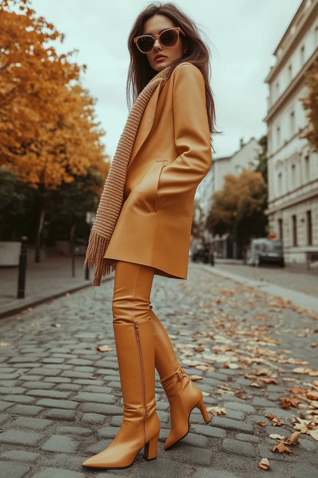 Sleek Leather Boots for Crisp Autumn Evenings - photo 7