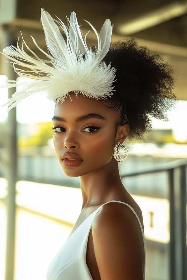 Feather Hair Accessories: How to Make Them Work for You - photo 7