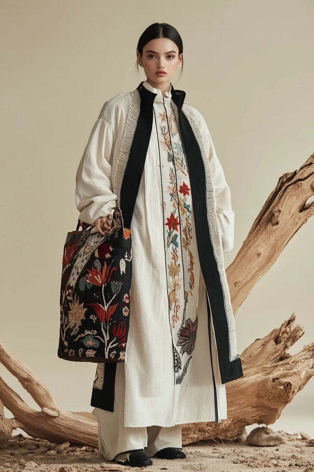 Styling Embroidered Bags with Elegant Outfits - photo 7