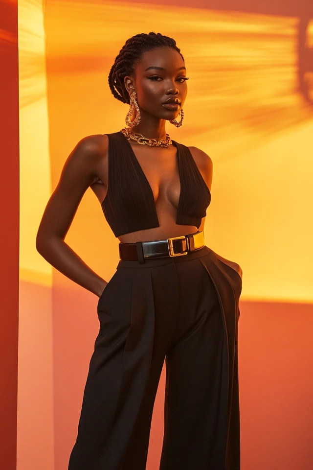 Styling Accessories with High-Waisted Pants - photo 7