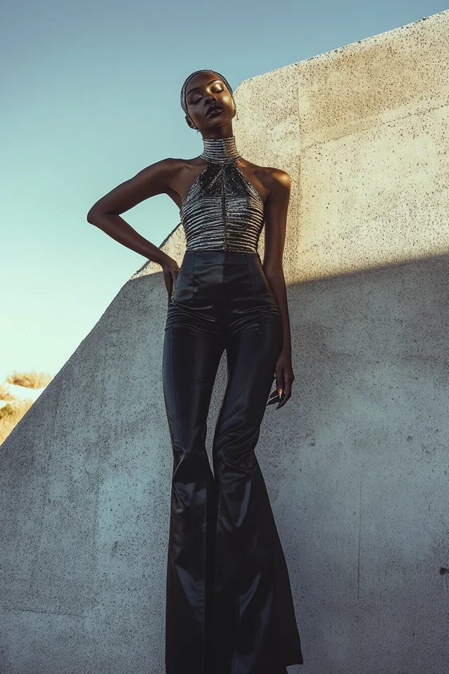 How to Accessorize with Bold Metallic Headbands - photo 6