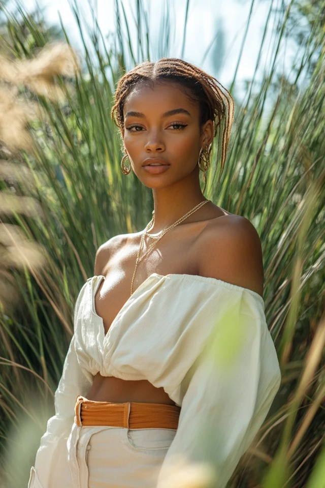 Styling Chunky Jewelry with Light Fabrics - photo 7