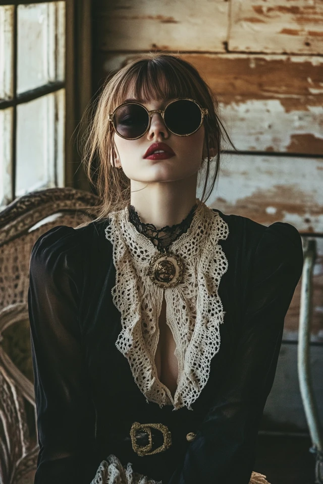 Mixing Satin and Crochet for Vintage-Inspired Looks: Timeless Elegance Meets Retro Charm - photo 7
