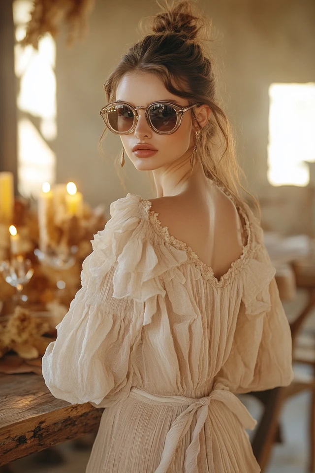 Soft Beige Outfits for Thanksgiving Celebrations: Timeless Elegance and Cozy Charm - photo 4