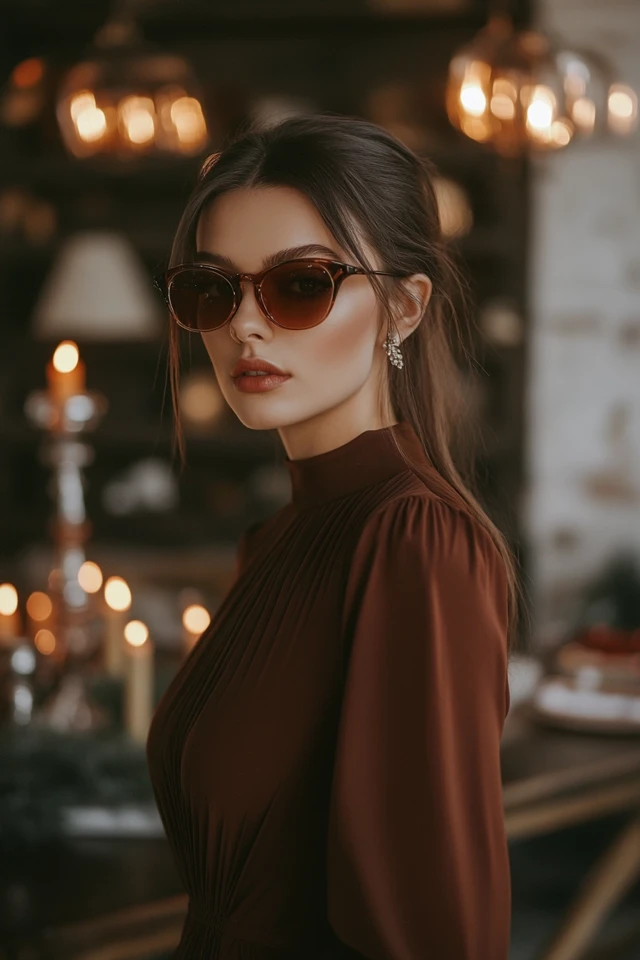 Sophisticated Long-Sleeve Dresses for Winter Dinners: Warmth Meets Elegance - photo 4