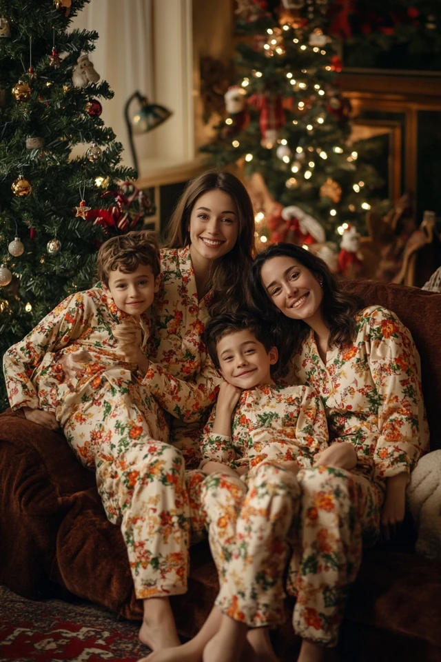 Matching Pajamas for Christmas Morning Photos: Creating Cozy and Memorable Holiday Moments - photo 4