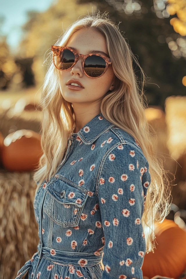 Playful Denim Dresses for Fall Farm Festivals: The Perfect Blend of Comfort and Charm - photo 4