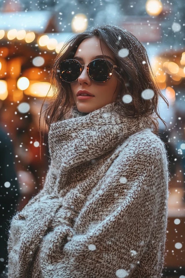 Warm Scarf Dresses for Winter Festivals: Cozy Elegance Meets Practical Style - photo 4