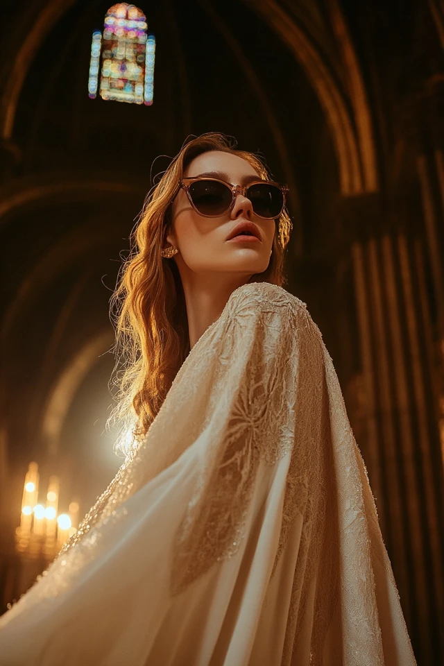 Elegant Cape Dresses for Cathedral Weddings: Timeless Sophistication Meets Modern Glamour - photo 4