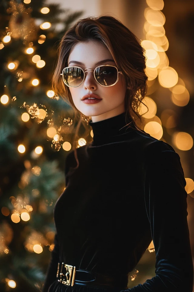 Velvet Tops and Skirts for Christmas Family Portraits: Timeless Elegance and Festive Charm - photo 4