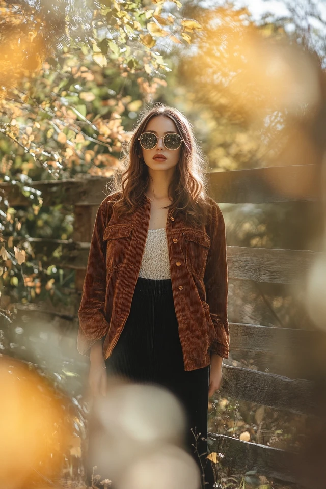 Mixing Corduroy and Wool in Warm Autumn Skirts: Cozy, Chic, and Timeless - photo 4