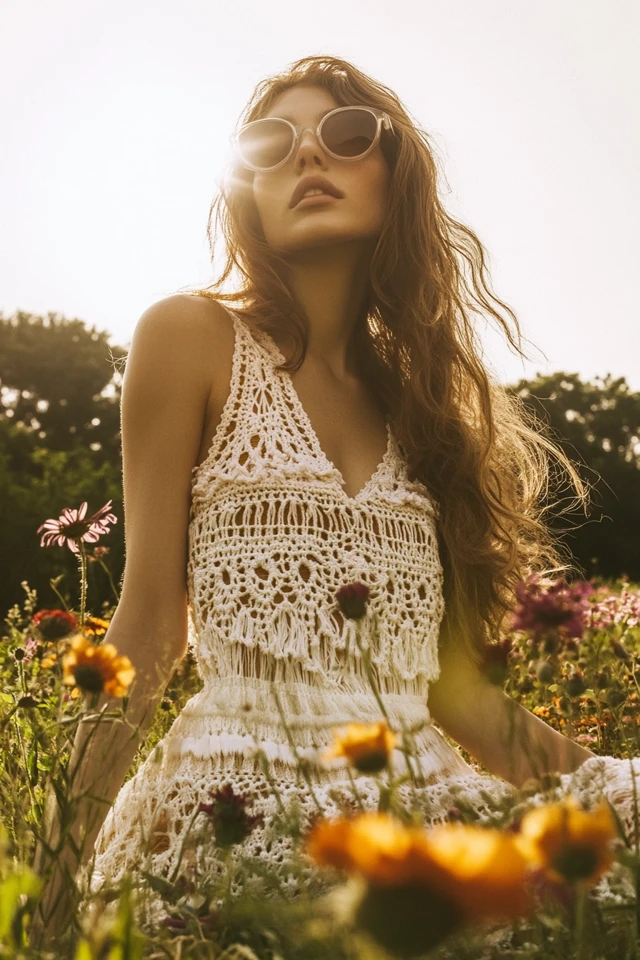 Combining Crochet and Linen in Bohemian Dresses: The Perfect Duo for Effortless Elegance - photo 4