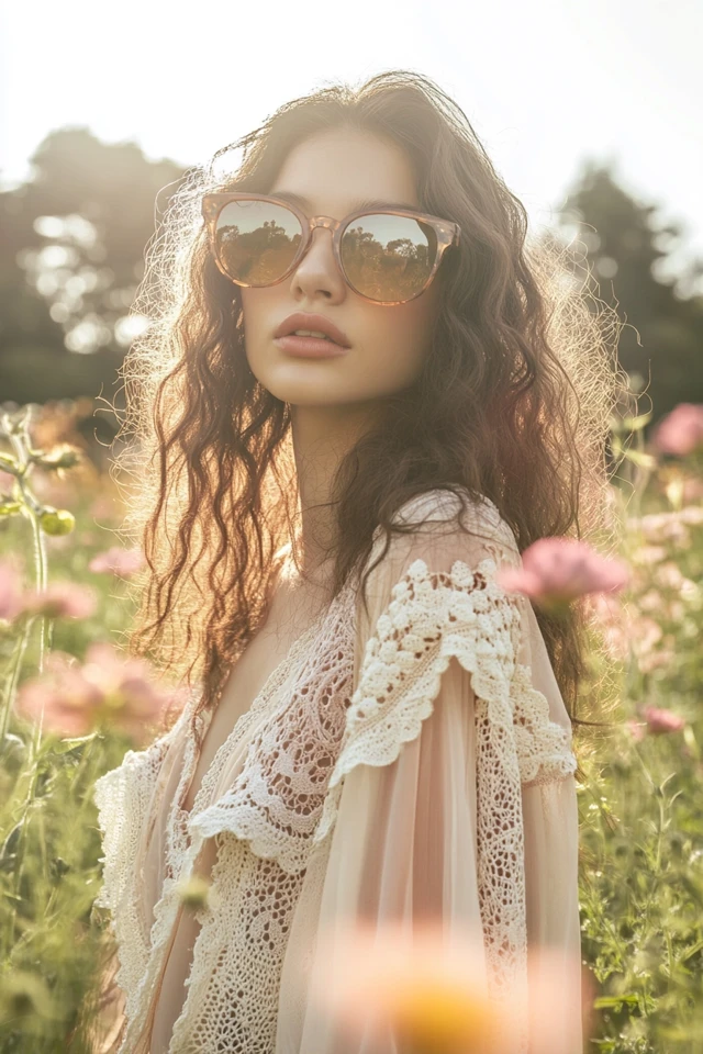 Combining Chiffon and Crochet for Romantic Summer Outfits - photo 3