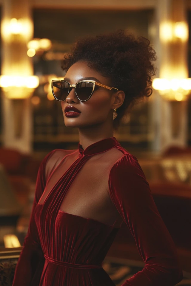 How to Combine Velvet and Sheer Panels in Dresses: A Guide to Elegant Contrast - photo 4
