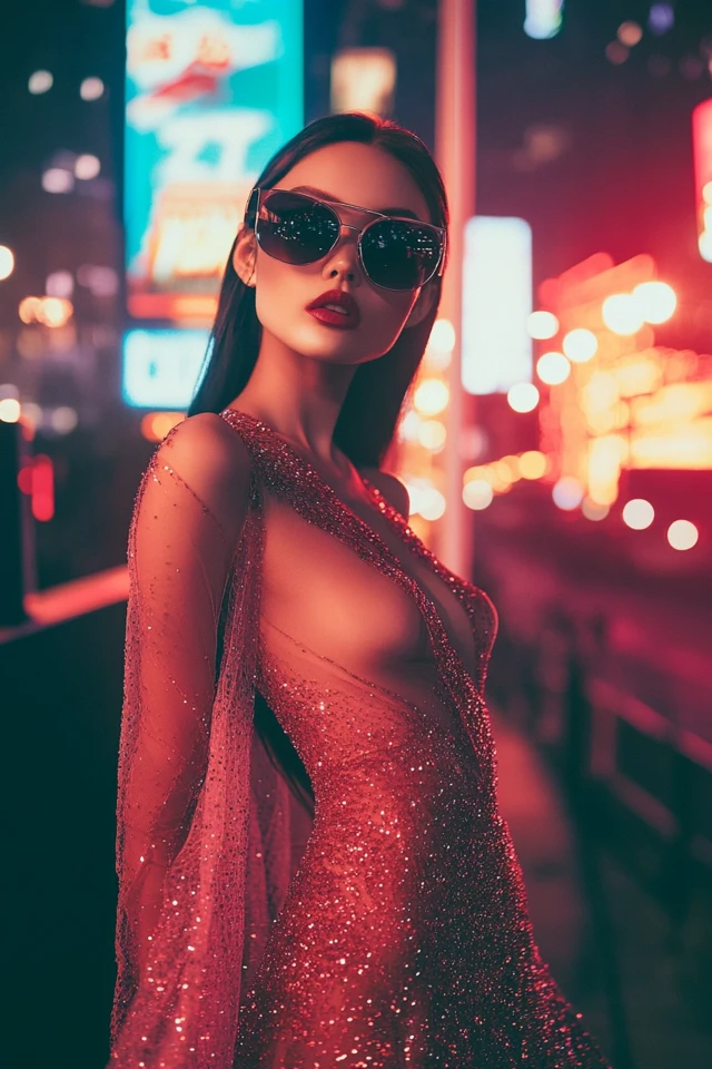 Sheer Mesh and Sequins in Daring Evening Gowns: Unleashing Bold Elegance - photo 4