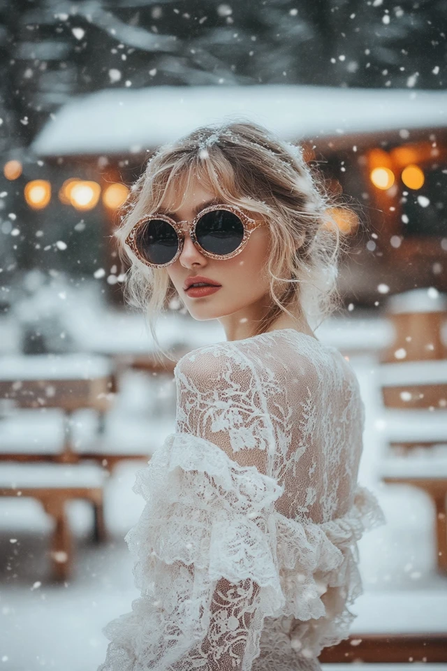 Lace and Wool for Warm Winter Dresses - photo 4