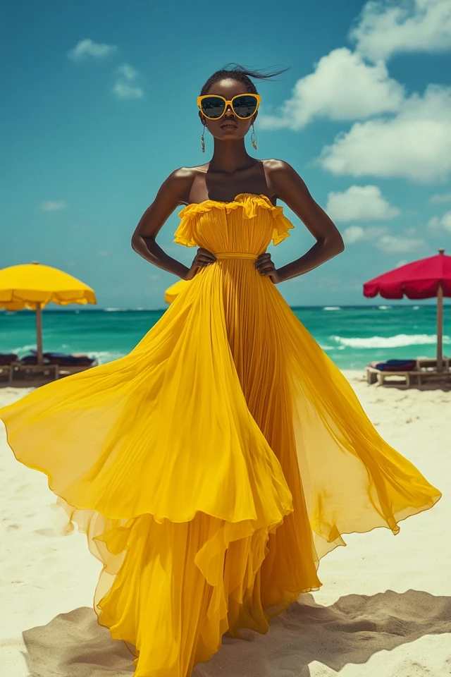 Bright Yellow Dresses for Summer Beach Days - photo 4