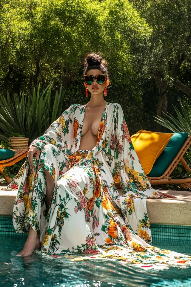 Breezy Kaftans for Poolside Summer Relaxation - photo 4